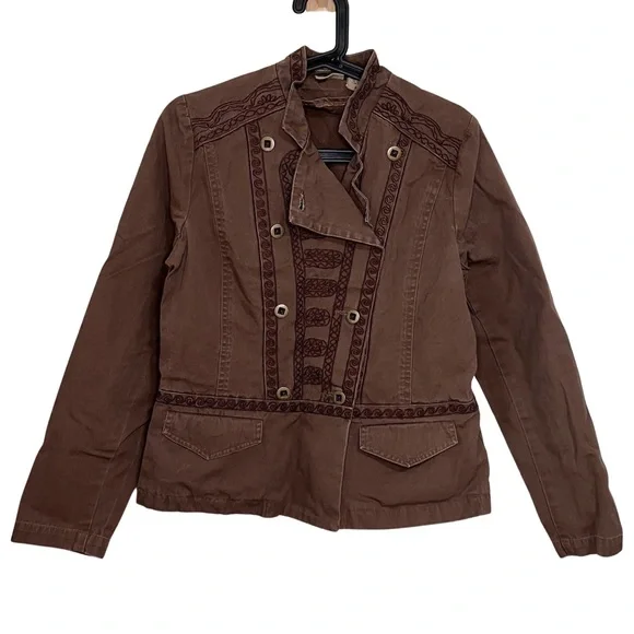 Vintage y2k Ruff Hewn Jacket in Brown - Picture 1 of 8